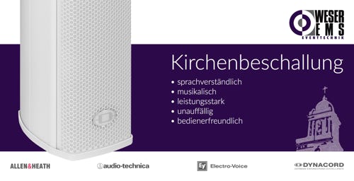 Moderne Kirchenbeschallung kaufen