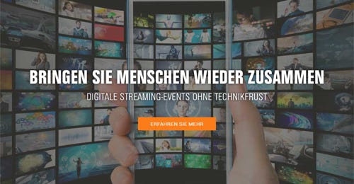 Full-Service Mietlösungen für Ihr Online-Event